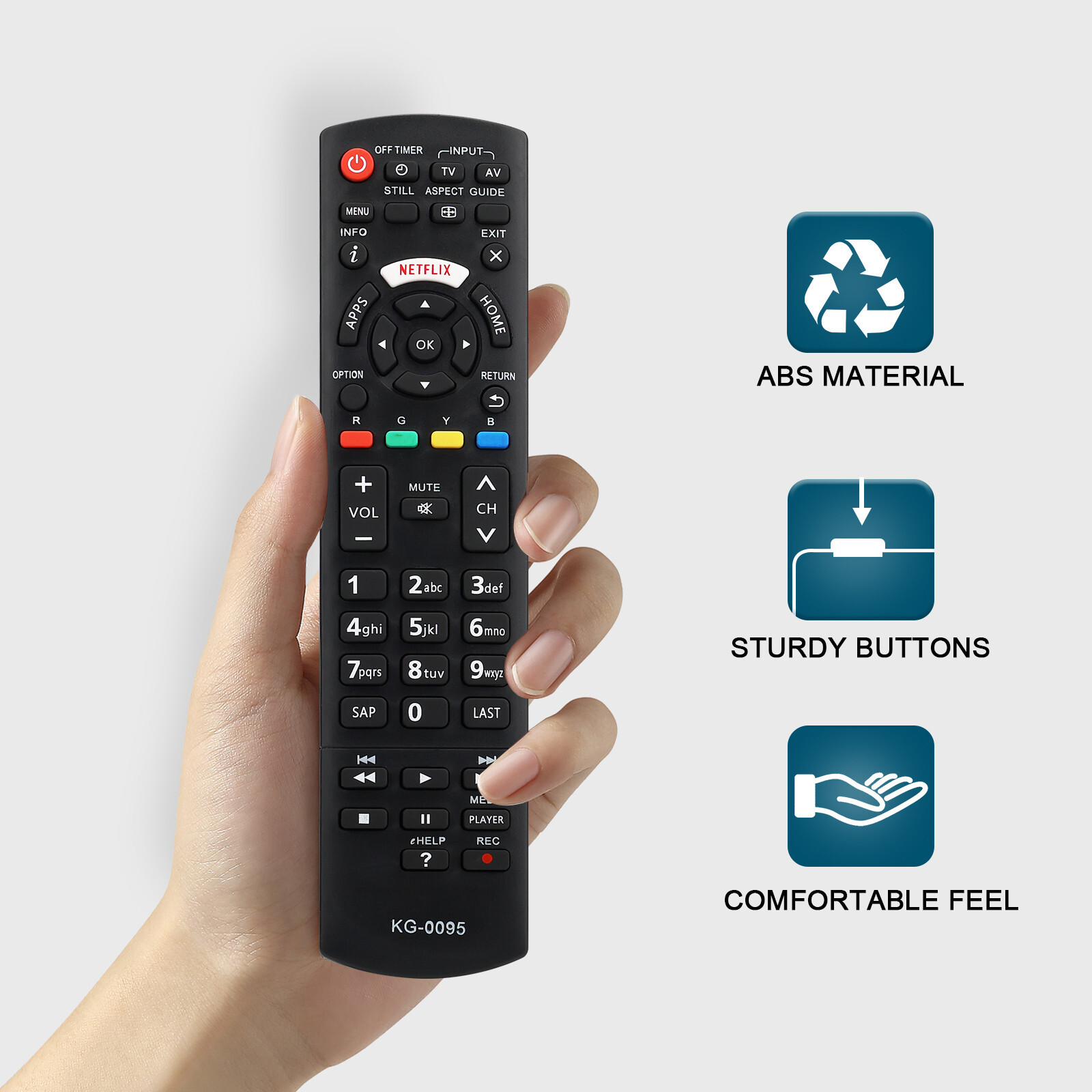 Universal Panasonic TV Remote Control Compatible with All Panasonic Models