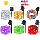 100-300 LED Solar Power String Fairy Lights Garden Outdoor Party Christmas Lamp