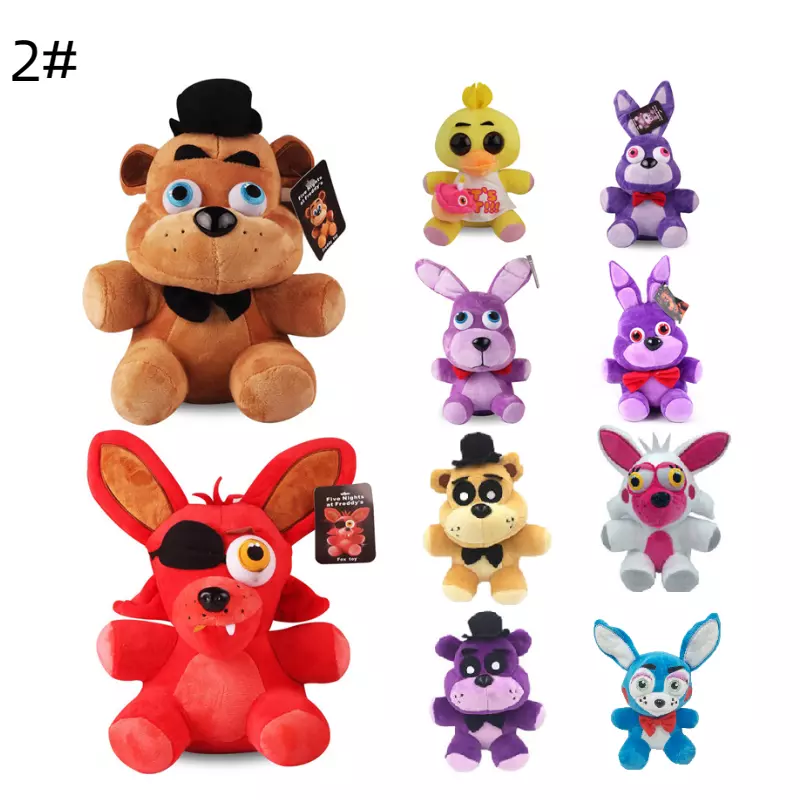 18-30cm Fnaf Plush Toy Plush Golden Freddy Fazbear Mangle Bonnie Foxy  Stuffed Doll Toys Sister Location