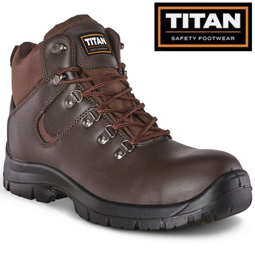 MENS WATERPROOF SAFETY BOOTS S3 STEEL TOE CAP ANKLE LEATHER WORK HIKER SHOES SZ