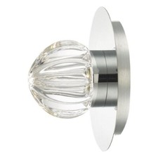 DAR LIGHTING Zondra Bathroom LED Wall Light In Polished Chrome Finish, RRP £60