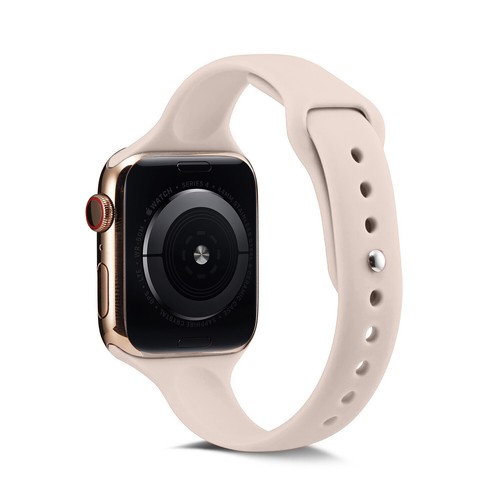 Repuesto de correa de goma delgada suave para Apple Watch Series 7/6/5/4321 - Imagen 46 de 93