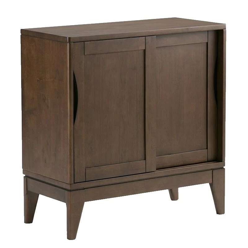 Cómodas y madera de caucho marrón cómodas