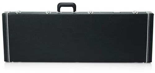 Gator Cases Deluxe Wood Case for Bass Guitars, Black - (GW-BASS)
