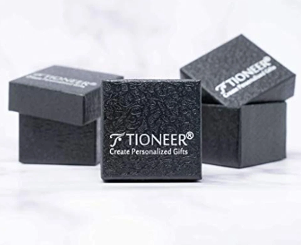 Anillo de sello cuadrado estilo motociclista de acero inoxidable con diseño de animal mapache tribal para hombre Foto 4 de 4