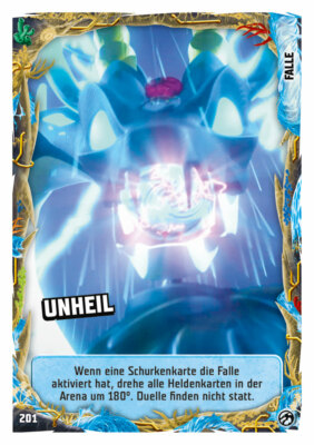 LEGO Ninjago Serie Unheil Fallenkarte UK
