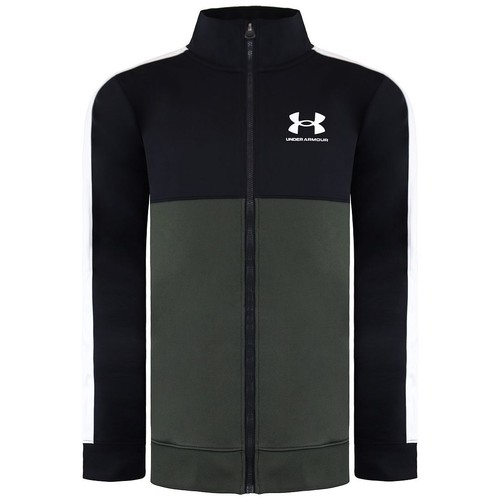 Under Armour CB Knit Kids Green Tracksuit - Picture 2 of 3