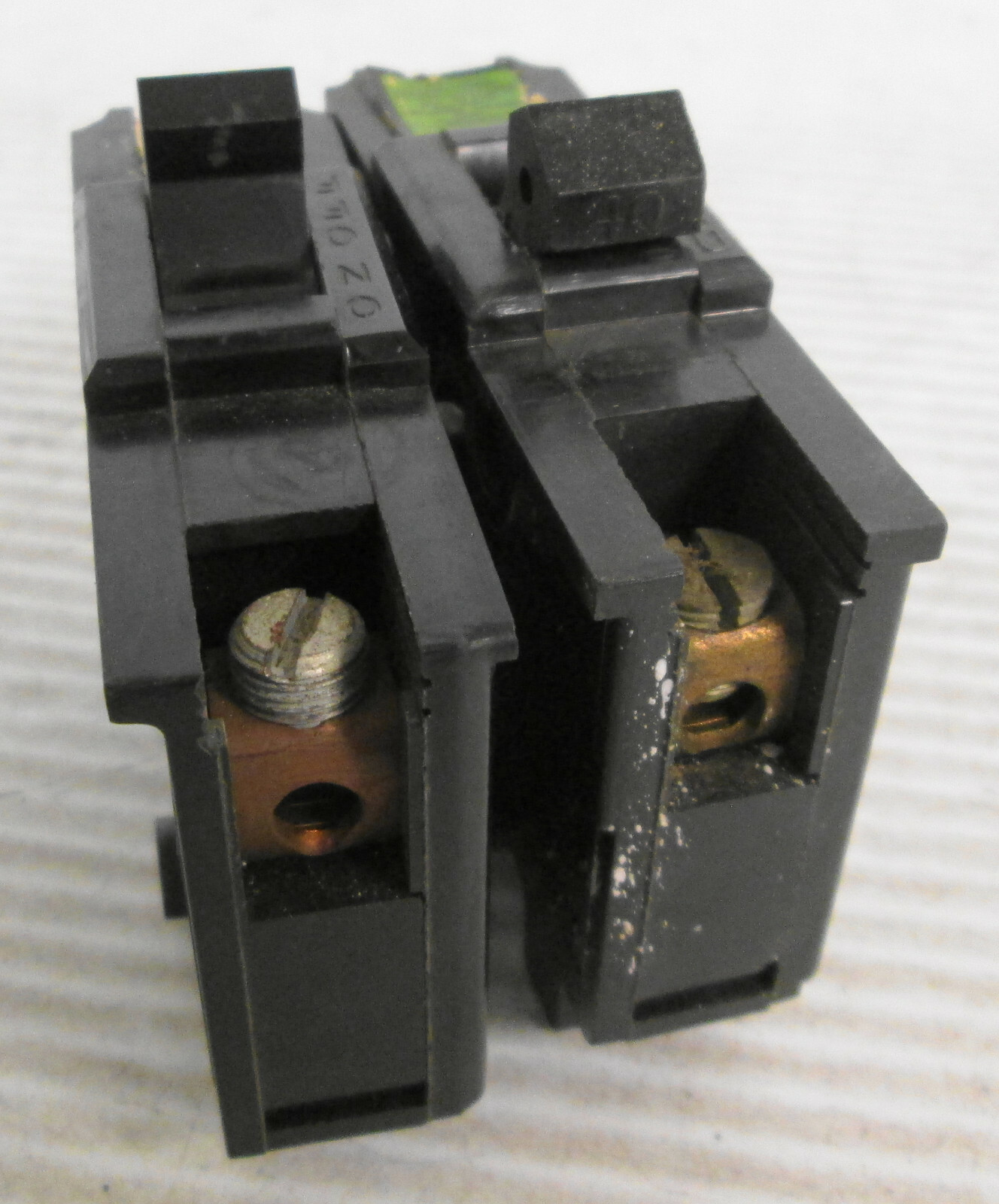 Mixed lot of (2) Federal Pacific Type NA 1P Circuit Breakers (1) 40A (1) 50A