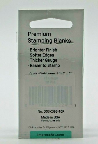 ImpressArt Aluminum Guitar Pick Premium Stamping Blanks 2 Pack (20 pcs) - Picture 2 of 2