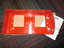 NEW SIMPLEX RED DUAL VO 1.5" WALL SKIRT 4905-9837, NIB MINT