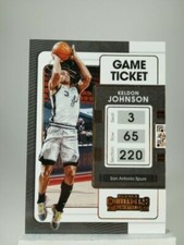  2021-22 Panini Contenders Game Ticket Bronze #1 Keldon Johnson San Antonio Spur