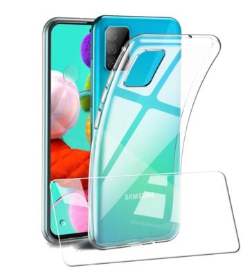 Für Samsung A12 A32 A42 A52 A72 A21S S20 FE Klar Gel Handyhülle + Displayglas