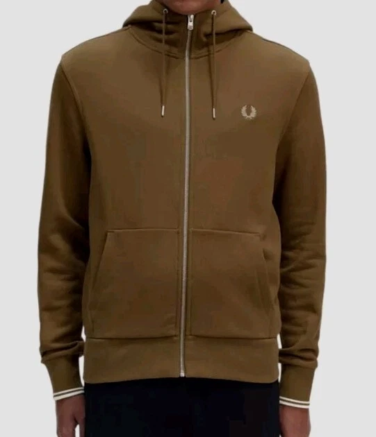 Mens Fred Perry Full Zip Sweatshirt Size Small - Image 3 of 3