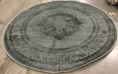 GREY / MULTI 6' X 6' Round Damaged Rug, Reduced Price 1172649638 VTG158-770-6R