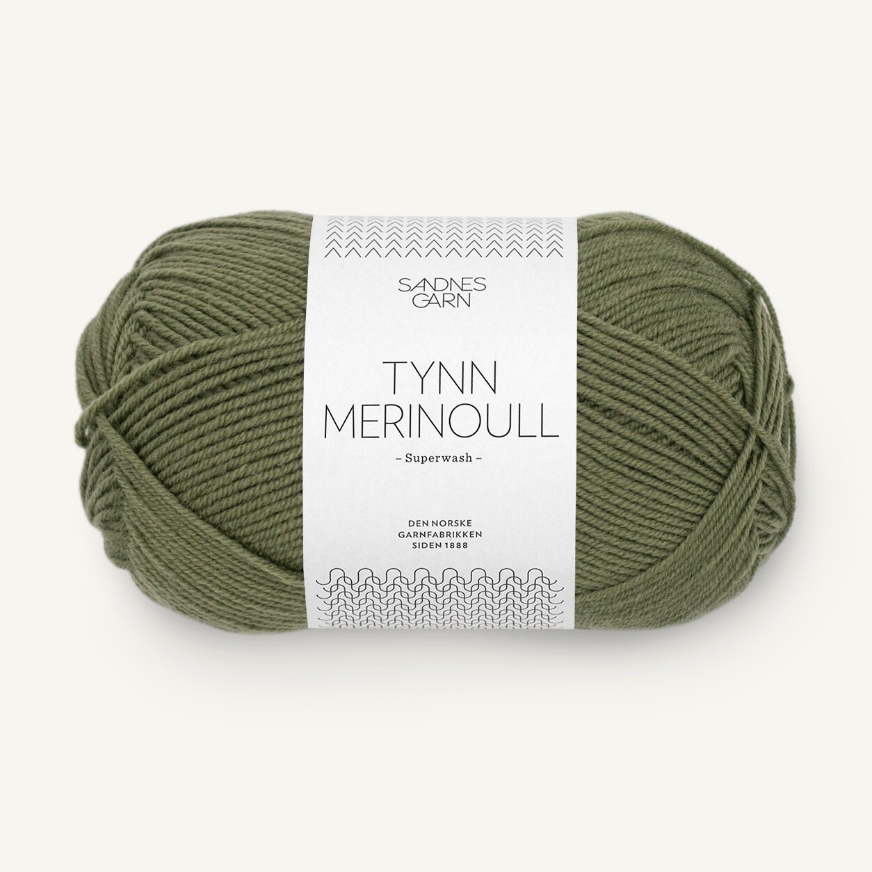 Tynn Merinoull By Sandnes Garn - Olive Green (9062) - 50 G / Approx. 175 M Wool