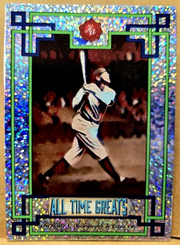 BABE RUTH 2024 Historic Autographs All Time Greats SILVER SPARKLE Prizm #/400