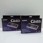 LOT OF 2 Vintage Nintendo NES-001 Generic Gamepad/Controller KLERMON V401 V224-5