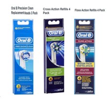 EAN 4210201746348 product image for Oral B Power Toothbrush Refills Precision Clean Cross Action Floss Action NEW | upcitemdb.com