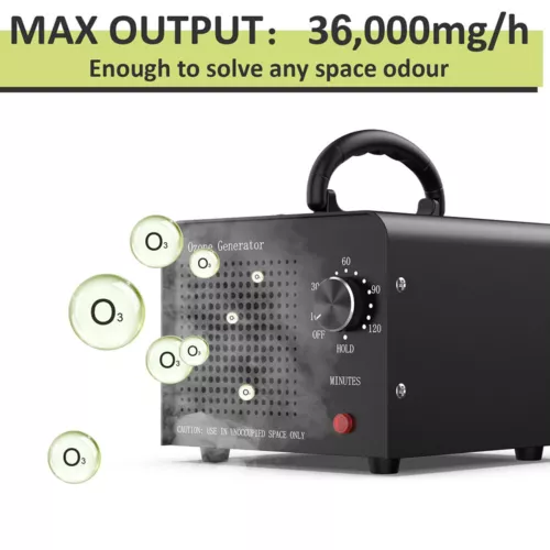 36000mg/h Ozone Generator Machine Air Purifier Ionizer Ozonator Timer Home Farms - Picture 6 of 17
