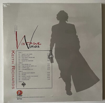 KEITH RICHARDS キース・リチャーズ VINTAGE VINOS Amazon.com: Vintage Vinos: CDs & Vinyl