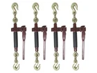 Folding Handle Ratchet Load Binder 5/16" - 3/8" Transport Chain Cargo HD 4 Pack
