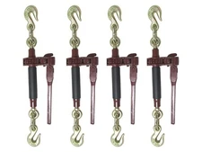 Folding Handle Ratchet Load Binder 5/16" - 3/8" Transport Chain Cargo HD 4 Pack