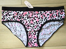 NWT Vintage Victoria's Secret Signature Waistband Cotton Hiphugger Panties M