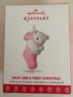 hallmark baby's first christmas ornament 2017