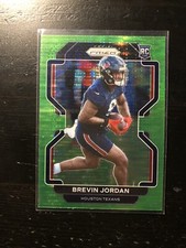 2021 Panini Prizm Rookie Neon Green Pulsar Prizm Brevin Jordan #417 Rookie PWE