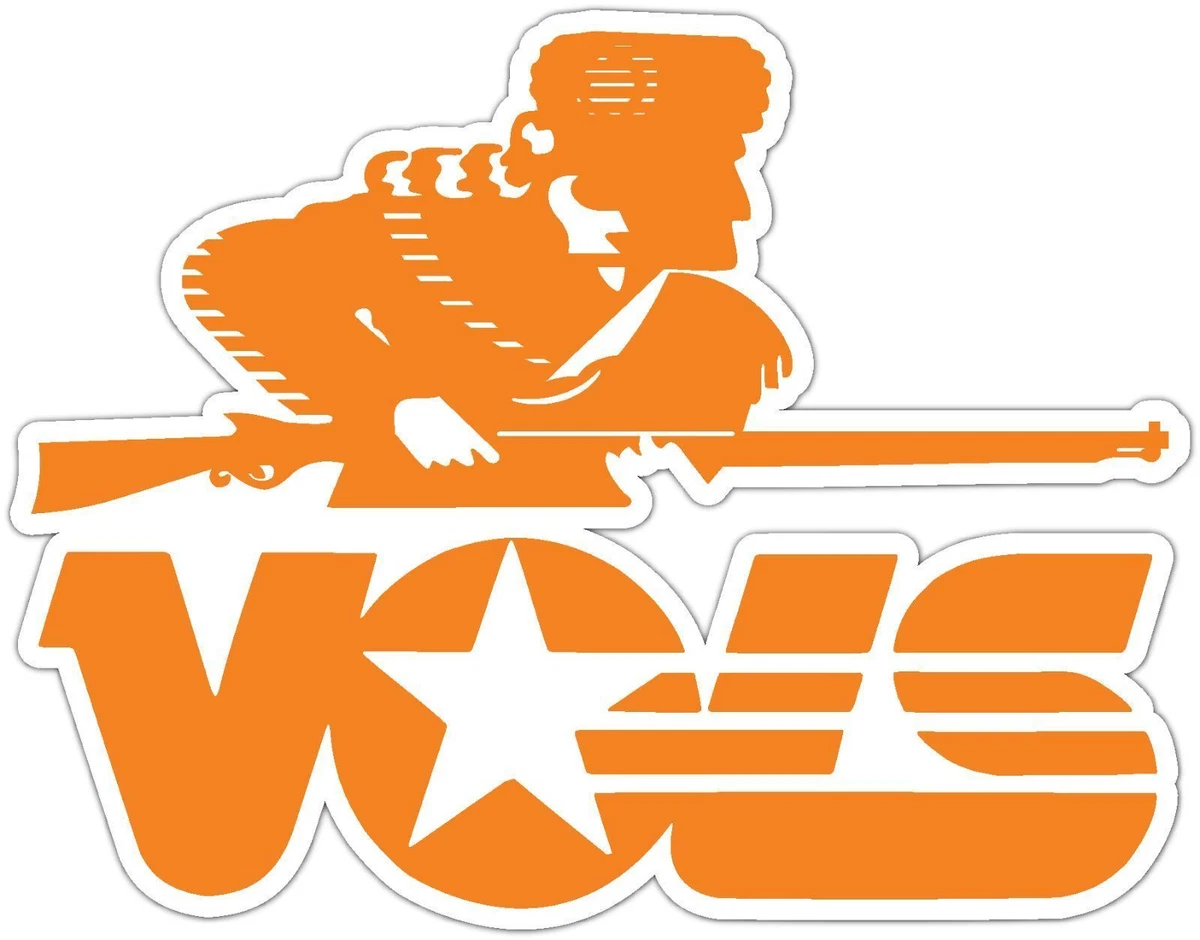 NCAA Tennessee Volunteers Family Decal Set – 9 Large Repositionable Vinyl Stickers, 6" Tall Characters - View #4