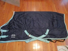 75'' Smartpak Classic navy stable blanket medium weight 600D 220g