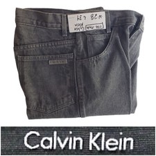 Vintage Calvin Klein Jeans Mens 28 x 34 Cotton Gray NOS Without Tags Made In USA