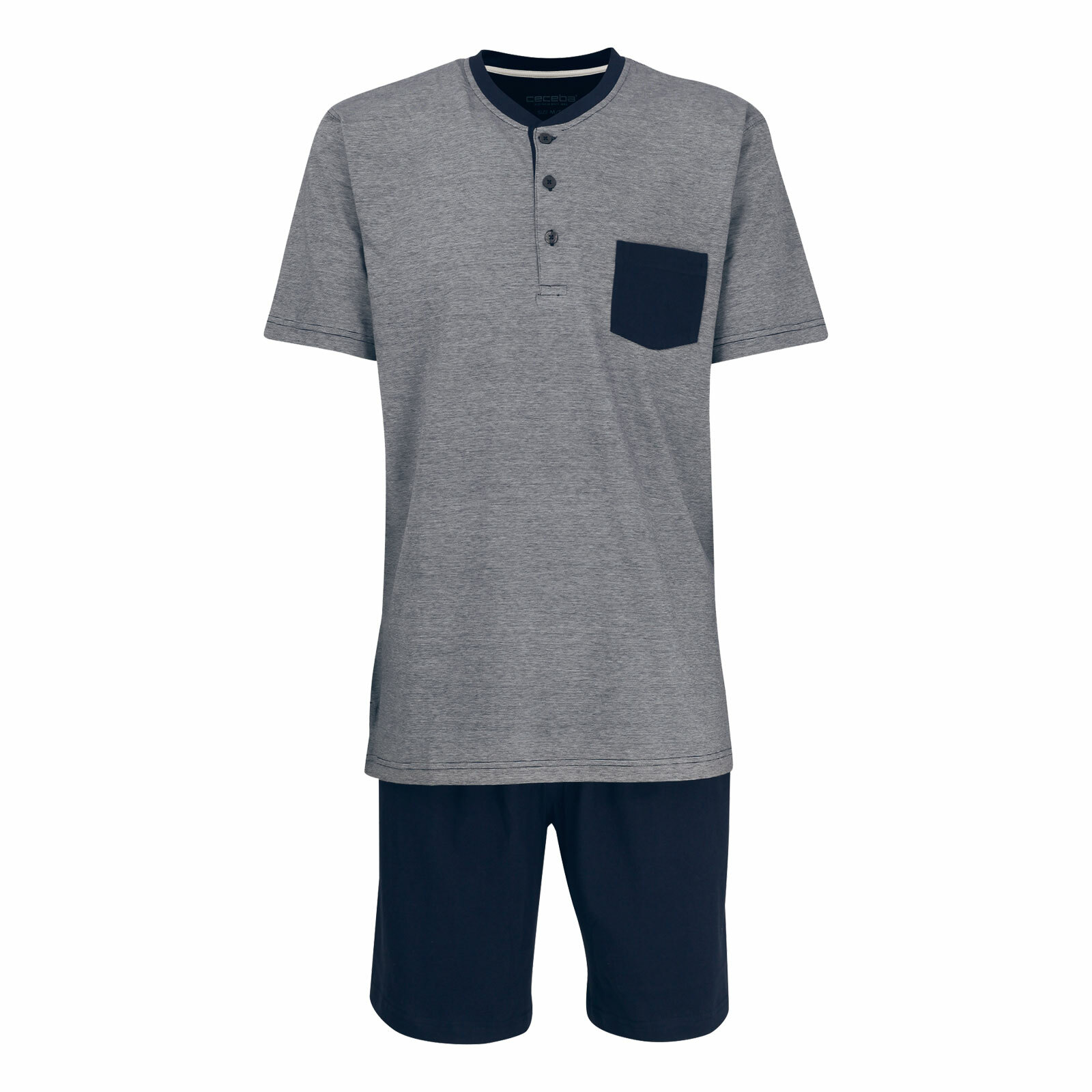 Пижамный комплект Ceceba Herren Schlafanzug kurz Shorty из чистого хлопка M, L, XL 2XL 3XL 4XL