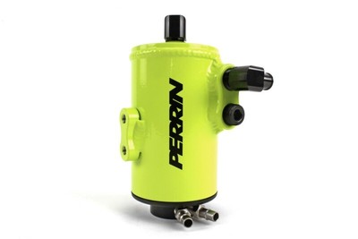 Perrin Neon Yellow Air Oil Separator for 2002-2007 Subaru WRX & STI AOS