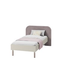 Einzelbett Mit Rahmen 90X200 Cm Harmony HR-08 Kaschmir