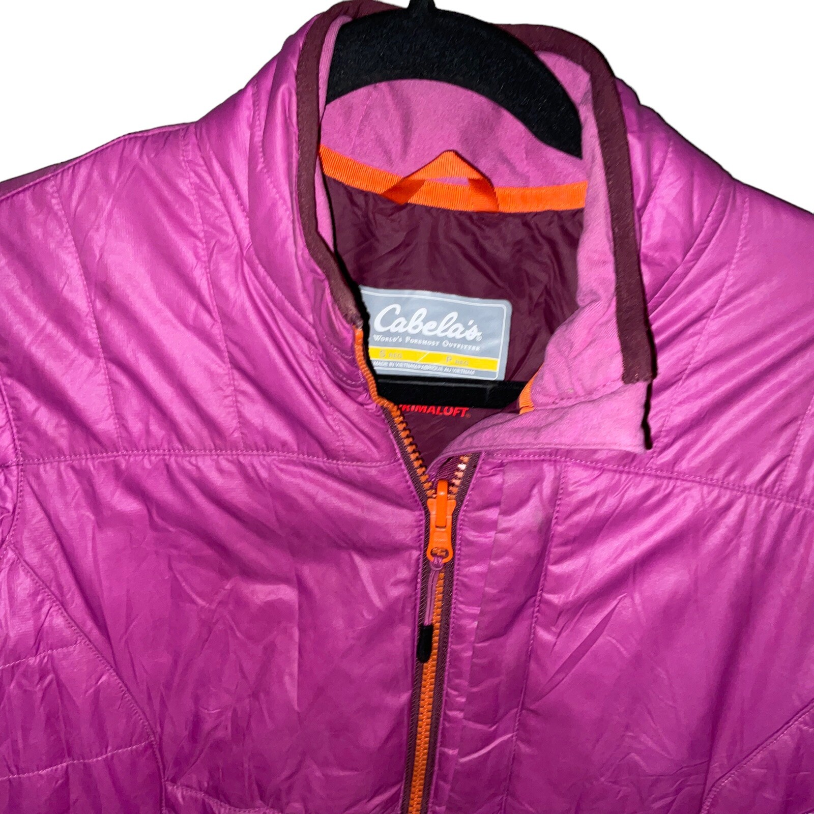 Cabela's Primaloft Puffer Jacket Pink Lightweight… - image 3