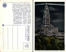 Alexandria VA George Washington Ntl Masonic Memorial Postcard Unused (43526)