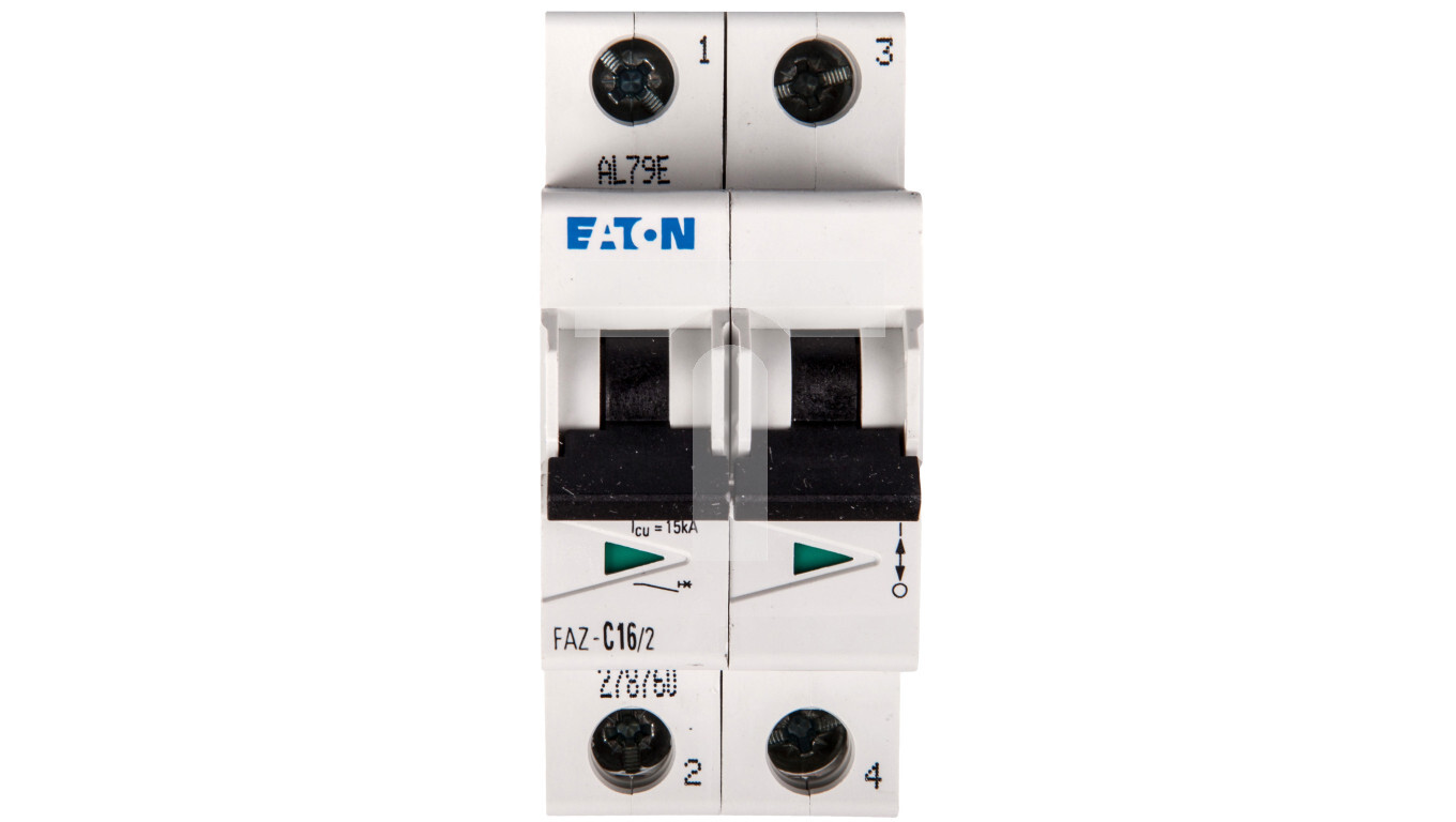 Circuit breaker 2P C 16A 15kA AC FAZ C16/2 278760 /T2UK