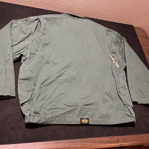 Woolrich Barn Chore Coat Jacket Blanket Lined fishing Hunting Vented Canvas - Picture 15 of 16