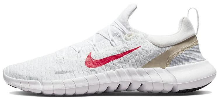 Nike Free RN 5.0 White Siren Red