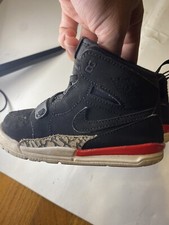 NIKE AIR JORDAN LEGACY 312 TD TODDLER SZ 8c PRE AT4055 060 BLACK RED NO TIE