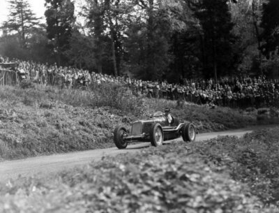 K McAlpine in a Maserati 1947 Motor Racing Old Photo