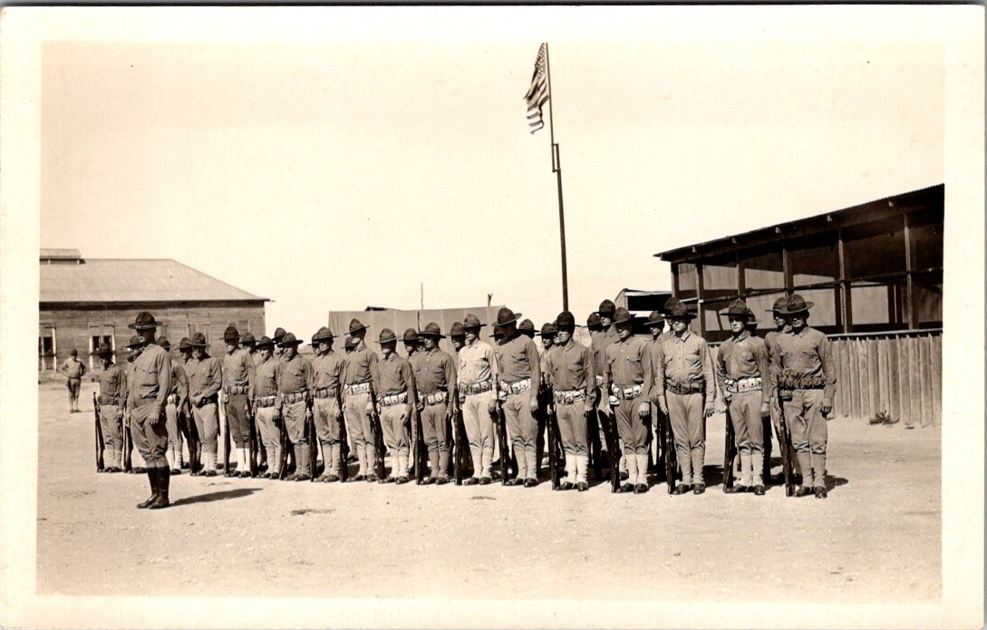 Rare RPPC U.S. Marines in Haiti S. Domingo Haiti Dispute Military Post Postcard