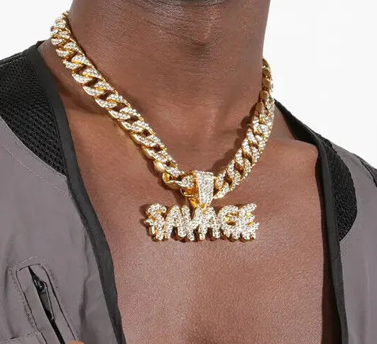 provmeworling ネックレス　swag Drip SAVAGE Pendant 13mm 18
