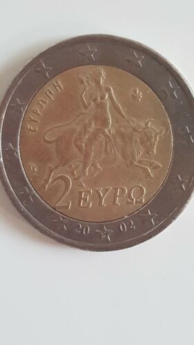 2 euro munzen Griechenland 2002 Mit Defekten  - Bild 1 von 2