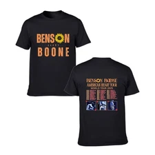 Benson Boone American Heart Tour Fashion Shirt with Date & City for Women Men
