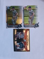 Cole Young 2022 Bowman Draft 1st Chrome  BDC-112 + Base + Blackjack