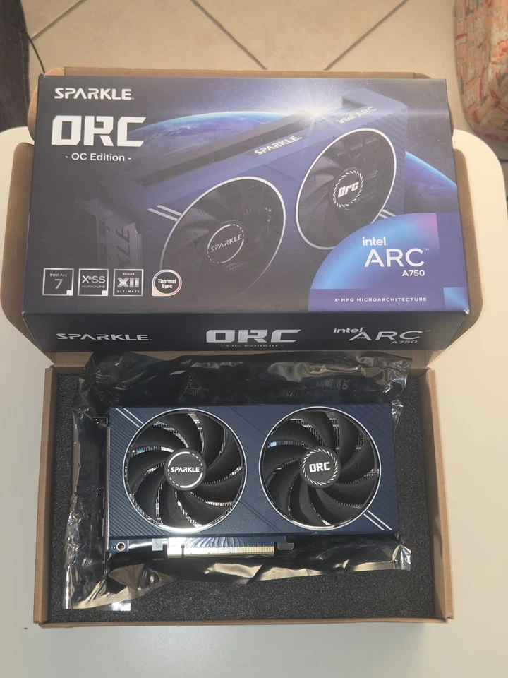 Scheda video Intel ARC A750 OC Edition - Immagine 3 di 4