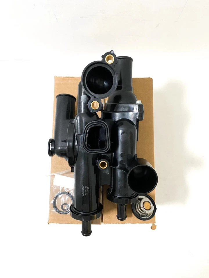 Conjunto de carcaça termostato líquido de arrefecimento do motor Motorad TA4319 Chrysler Dodge Jeep - Imagem 2 de 4