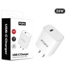 USB-C Wall Charger 20W   White NEW